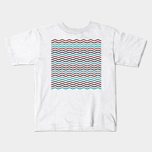 Vibrant Waves Kids T-Shirt